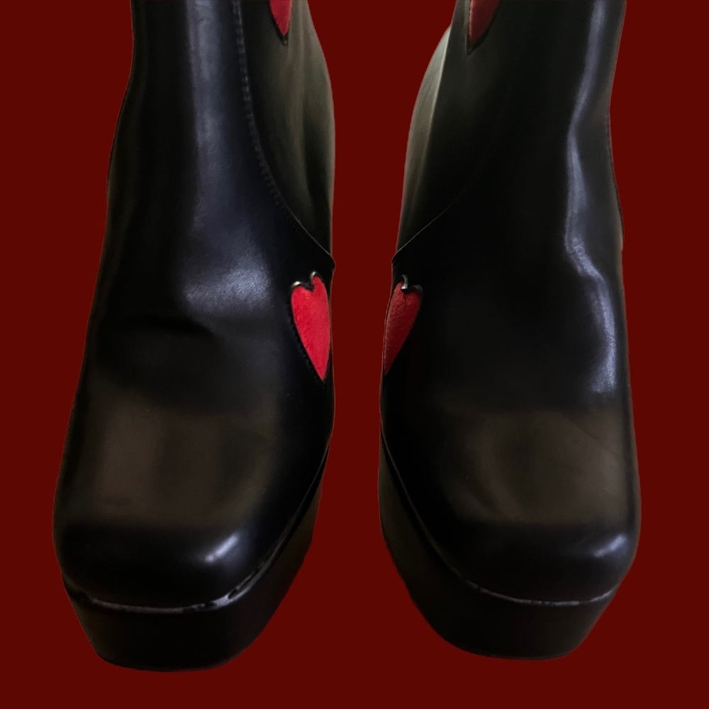 Lamoda Red Hearts Boots - Picture 6 of 7